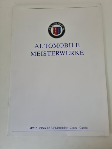 Bmw alpina automobile - alpina,