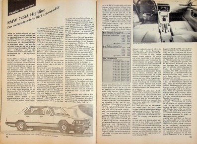 Oldtimer markt 1232 bmw - oldtimer, 745i
