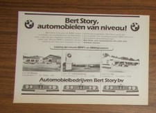 Seltene Werbung BMW Bert Story