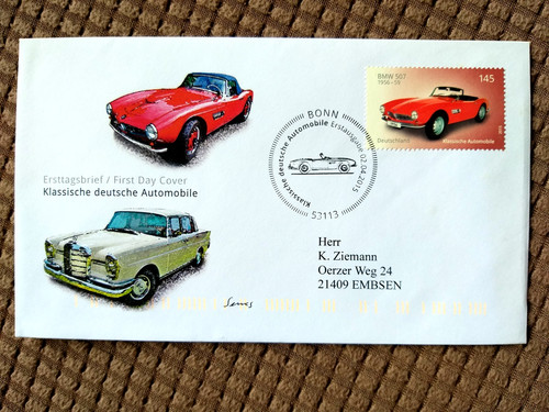 Brd 2015 fdc automobile bmw - 2015,