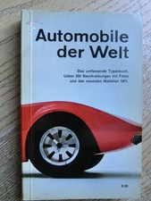 Automobile der Welt 1971