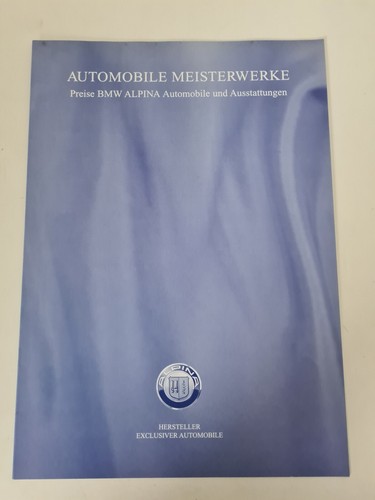 Bmw alpina automobile - alpina,