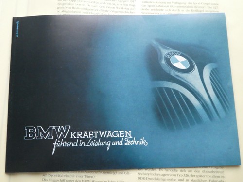 Bmw automobile programm 1939 - bmw,