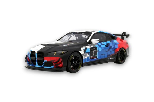 Bmw gt4 white 2024 18 - gt4, 1:18