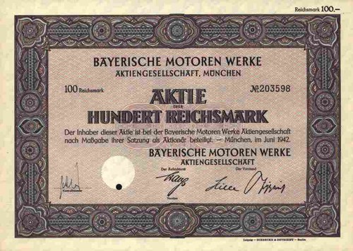 Bmw motoren münchen - münchen, 1942